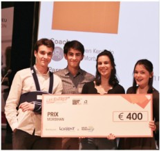 L'équipe vainqueur Biocal - Prix du Morbihan